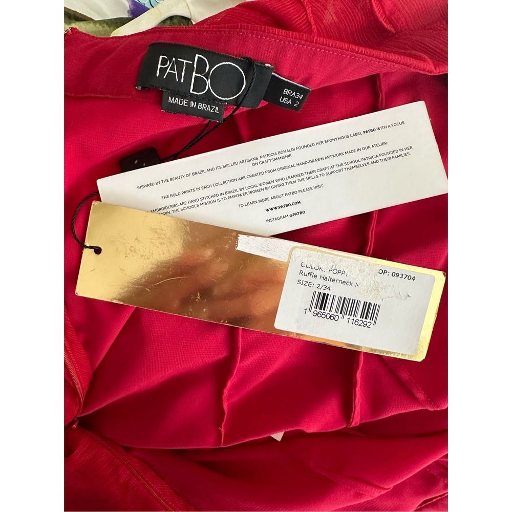 PATBO RUFFLE HALTERNECK MAXI DRESS (RUNWAY) - Picture 14 of 14